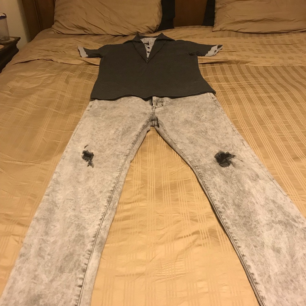 Men’s pullover 2 in 1 shirt